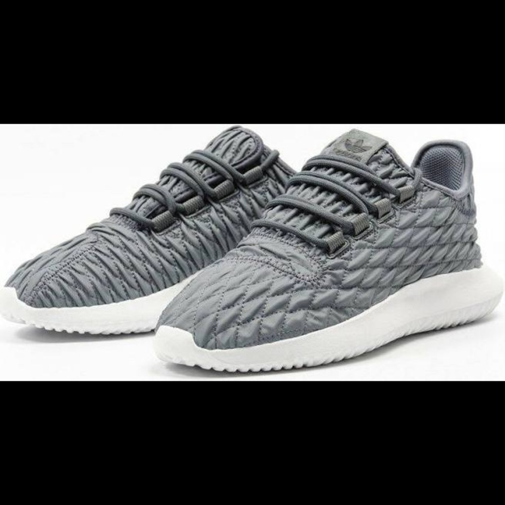 Gently Used Grey Adidas Tubulars LE